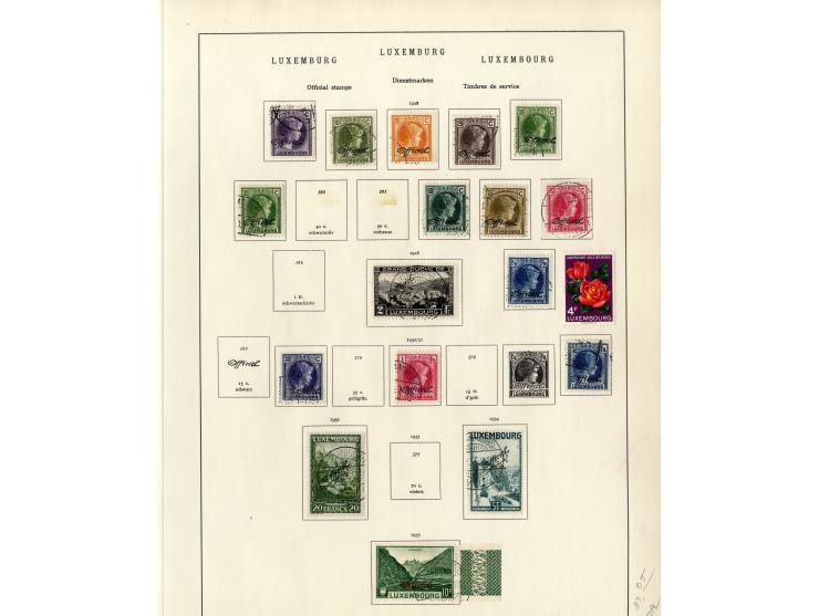1849/1934, sehr schöne ungebrauchte und gestempelte Sammlung mit unzähligen guten Werten, dabei Belgien Mi.-Nr. 19 im waagere