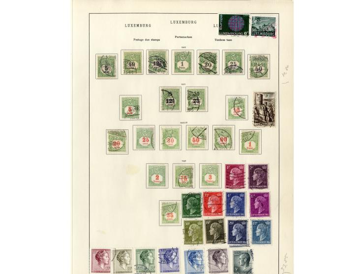 1849/1934, sehr schöne ungebrauchte und gestempelte Sammlung mit unzähligen guten Werten, dabei Belgien Mi.-Nr. 19 im waagere
