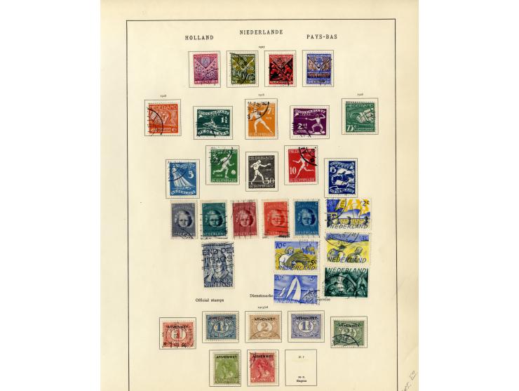1849/1934, sehr schöne ungebrauchte und gestempelte Sammlung mit unzähligen guten Werten, dabei Belgien Mi.-Nr. 19 im waagere
