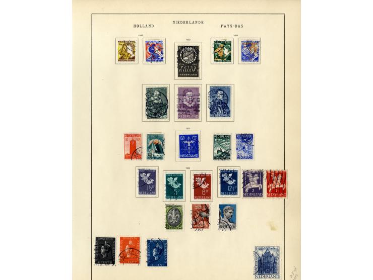 1849/1934, sehr schöne ungebrauchte und gestempelte Sammlung mit unzähligen guten Werten, dabei Belgien Mi.-Nr. 19 im waagere