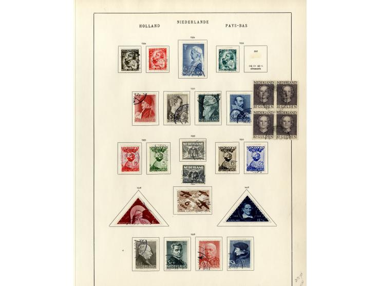 1849/1934, sehr schöne ungebrauchte und gestempelte Sammlung mit unzähligen guten Werten, dabei Belgien Mi.-Nr. 19 im waagere