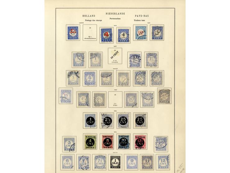 1849/1934, sehr schöne ungebrauchte und gestempelte Sammlung mit unzähligen guten Werten, dabei Belgien Mi.-Nr. 19 im waagere