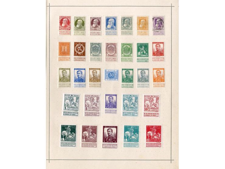 1849/1915 (ca.), ungebrauchte und gestempelte Sammlung, dabei u.a. ungebrauchte Niederlande Nr. 92; einige fehlerhaft bzw. re