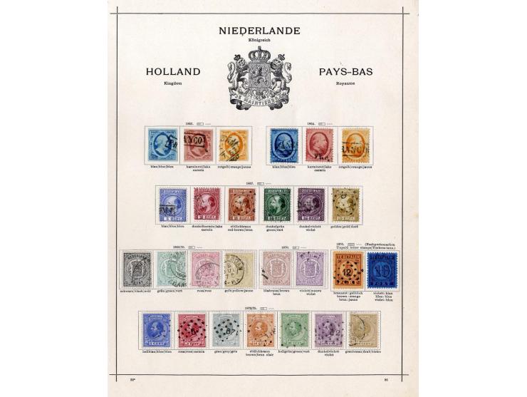 1849/1915 (ca.), ungebrauchte und gestempelte Sammlung, dabei u.a. ungebrauchte Niederlande Nr. 92; einige fehlerhaft bzw. re