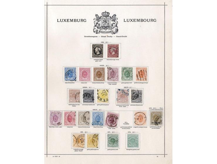 1849/1915 (ca.), ungebrauchte und gestempelte Sammlung, dabei u.a. ungebrauchte Niederlande Nr. 92; einige fehlerhaft bzw. re