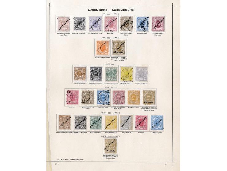 1849/1915 (ca.), ungebrauchte und gestempelte Sammlung, dabei u.a. ungebrauchte Niederlande Nr. 92; einige fehlerhaft bzw. re