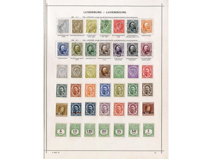 1849/1915 (ca.), ungebrauchte und gestempelte Sammlung, dabei u.a. ungebrauchte Niederlande Nr. 92; einige fehlerhaft bzw. re