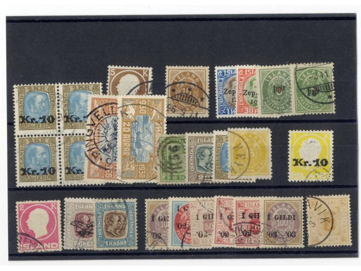 1851/1934, sehr schöne, vorwiegend gestempelte Sammlung mit unzähligen guten Werten, dabei Dänemark Mi.-Nr. 2 gestempelt sowi