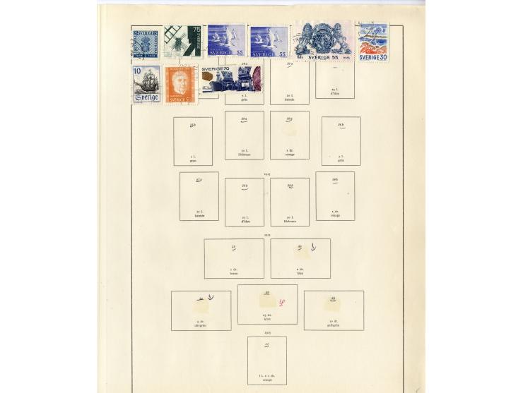 1851/1934, sehr schöne, vorwiegend gestempelte Sammlung mit unzähligen guten Werten, dabei Dänemark Mi.-Nr. 2 gestempelt sowi