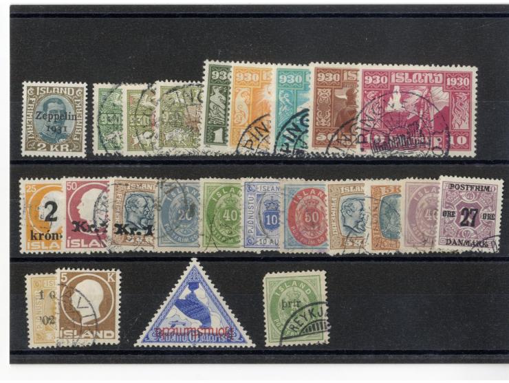 1851/1934, sehr schöne, vorwiegend gestempelte Sammlung mit unzähligen guten Werten, dabei Dänemark Mi.-Nr. 2 gestempelt sowi