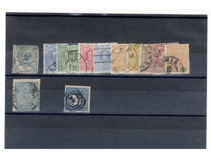 1851/1934, sehr schöne, vorwiegend gestempelte Sammlung mit unzähligen guten Werten, dabei Dänemark Mi.-Nr. 2 gestempelt sowi