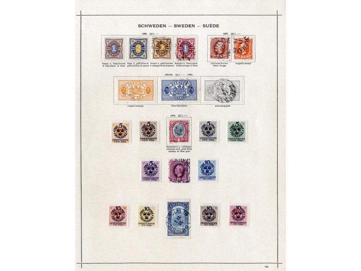 1851/1915 (ca.), ungebrauchte und gestempelte alte Sammlung, dabei u.a. Dänemark Mi.-Nr. 2 und 10; einige fehlerhaft bzw. rec