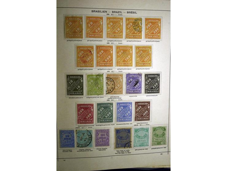 1843/1913 (ca.), ungebrauchter und gestempelter alter Sammlung, dabei auch viele Nebengebiete