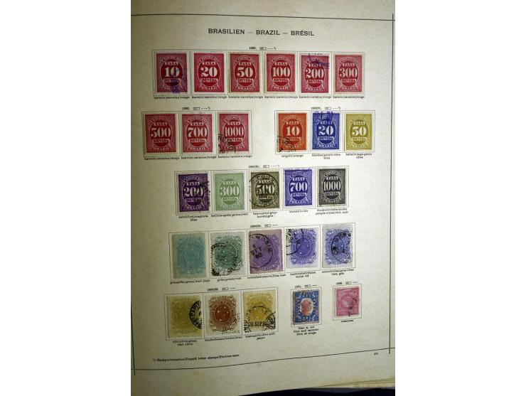 1843/1913 (ca.), ungebrauchter und gestempelter alter Sammlung, dabei auch viele Nebengebiete