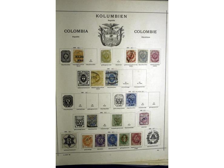 1843/1913 (ca.), ungebrauchter und gestempelter alter Sammlung, dabei auch viele Nebengebiete
