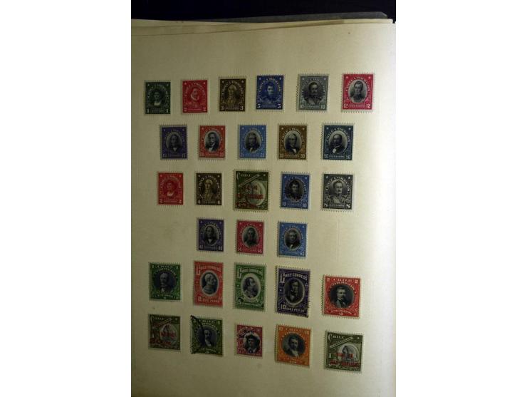 1843/1913 (ca.), ungebrauchter und gestempelter alter Sammlung, dabei auch viele Nebengebiete