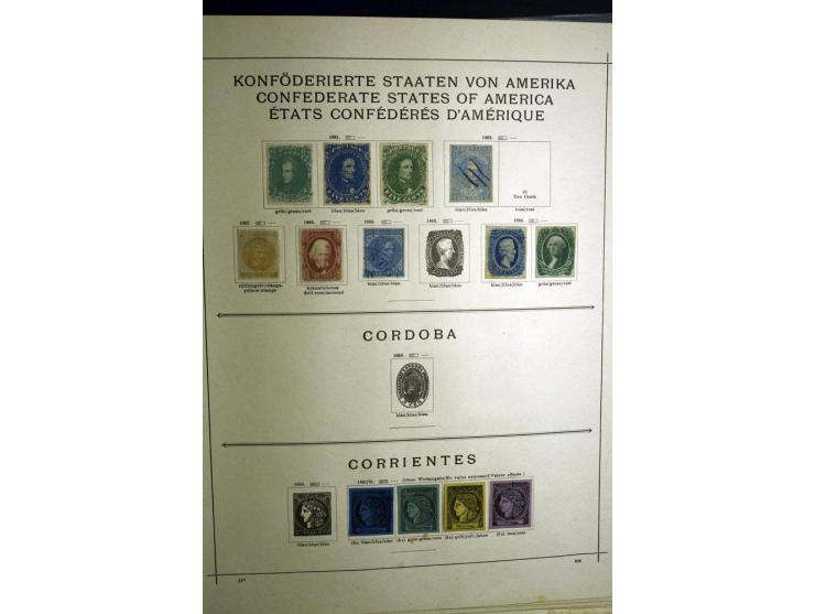 1843/1913 (ca.), ungebrauchter und gestempelter alter Sammlung, dabei auch viele Nebengebiete