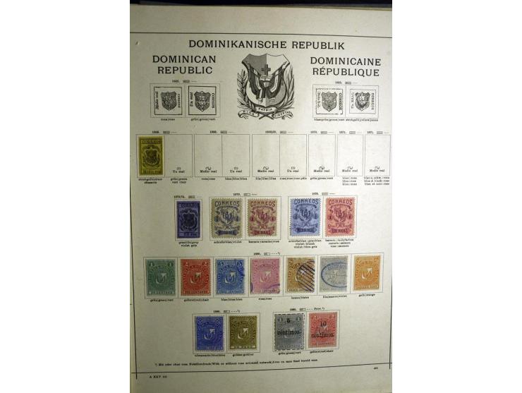 1843/1913 (ca.), ungebrauchter und gestempelter alter Sammlung, dabei auch viele Nebengebiete