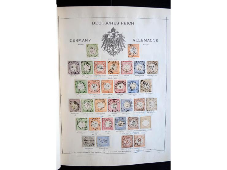 1840/1905, ungebrauchte und gestempelte, sehr reichhaltige Sammlung, dabei besonders Altdeutschland, Dt. Reich, Deutsche Kolo