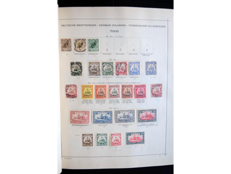 1840/1905, ungebrauchte und gestempelte, sehr reichhaltige Sammlung, dabei besonders Altdeutschland, Dt. Reich, Deutsche Kolo