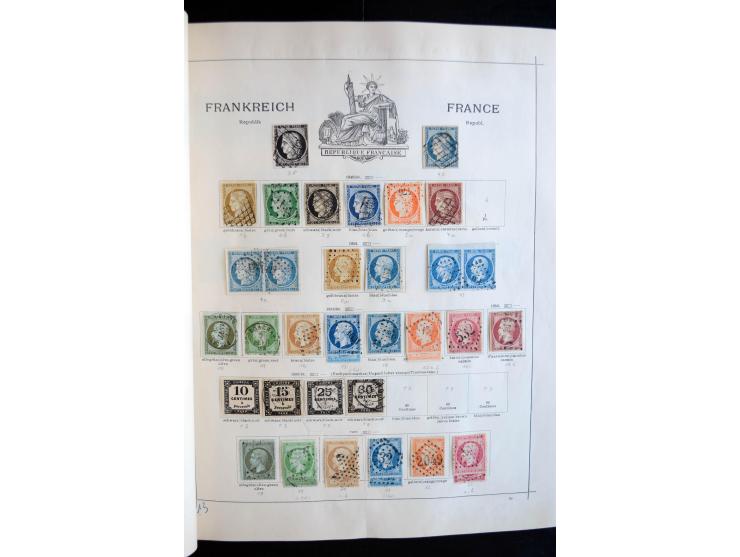 1840/1905, ungebrauchte und gestempelte, sehr reichhaltige Sammlung, dabei besonders Altdeutschland, Dt. Reich, Deutsche Kolo
