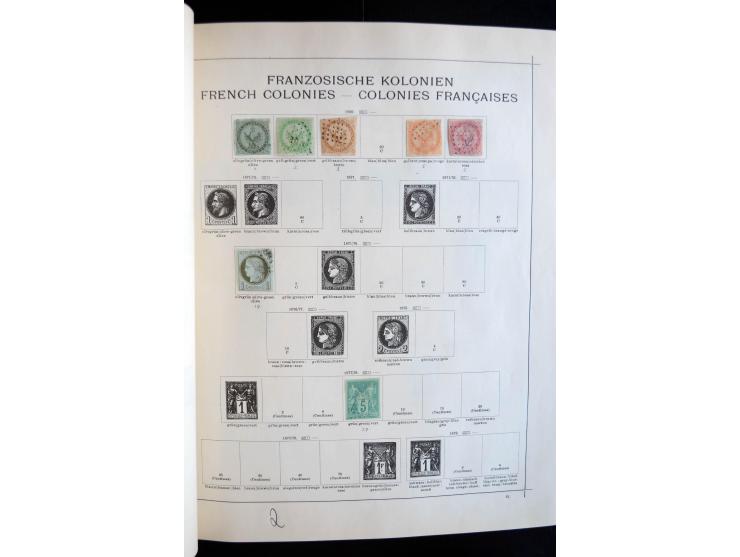 1840/1905, ungebrauchte und gestempelte, sehr reichhaltige Sammlung, dabei besonders Altdeutschland, Dt. Reich, Deutsche Kolo
