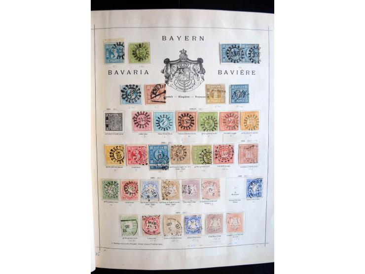 1840/1905, ungebrauchte und gestempelte, sehr reichhaltige Sammlung, dabei besonders Altdeutschland, Dt. Reich, Deutsche Kolo