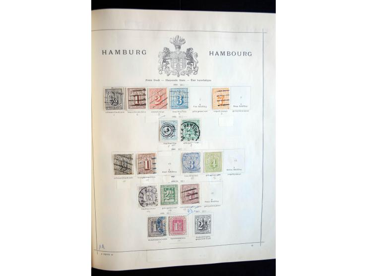1840/1905, ungebrauchte und gestempelte, sehr reichhaltige Sammlung, dabei besonders Altdeutschland, Dt. Reich, Deutsche Kolo