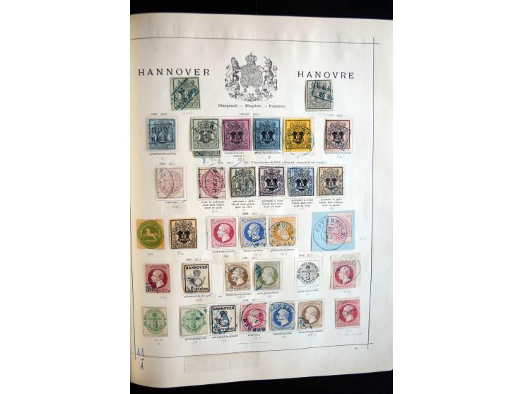 1840/1905, ungebrauchte und gestempelte, sehr reichhaltige Sammlung, dabei besonders Altdeutschland, Dt. Reich, Deutsche Kolo
