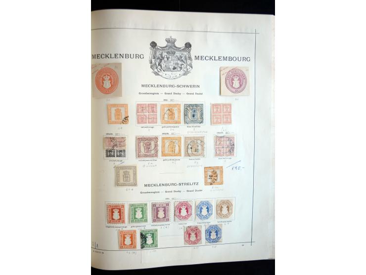 1840/1905, ungebrauchte und gestempelte, sehr reichhaltige Sammlung, dabei besonders Altdeutschland, Dt. Reich, Deutsche Kolo