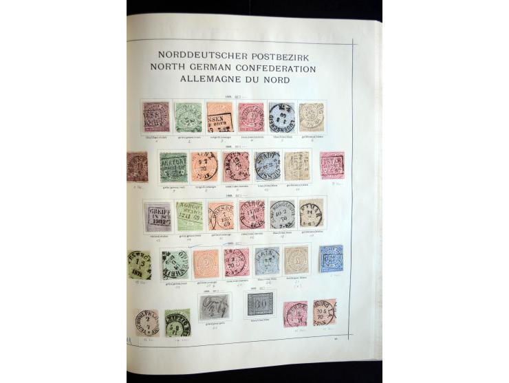1840/1905, ungebrauchte und gestempelte, sehr reichhaltige Sammlung, dabei besonders Altdeutschland, Dt. Reich, Deutsche Kolo