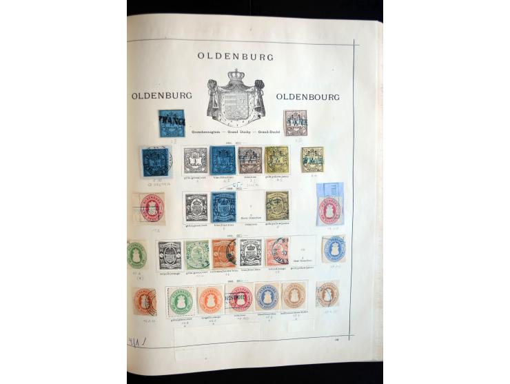 1840/1905, ungebrauchte und gestempelte, sehr reichhaltige Sammlung, dabei besonders Altdeutschland, Dt. Reich, Deutsche Kolo