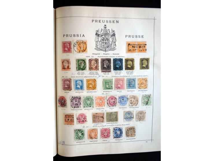 1840/1905, ungebrauchte und gestempelte, sehr reichhaltige Sammlung, dabei besonders Altdeutschland, Dt. Reich, Deutsche Kolo