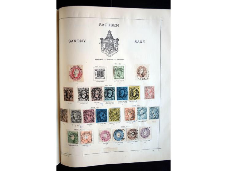 1840/1905, ungebrauchte und gestempelte, sehr reichhaltige Sammlung, dabei besonders Altdeutschland, Dt. Reich, Deutsche Kolo