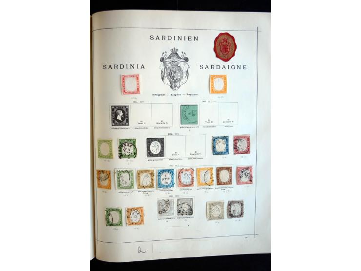 1840/1905, ungebrauchte und gestempelte, sehr reichhaltige Sammlung, dabei besonders Altdeutschland, Dt. Reich, Deutsche Kolo