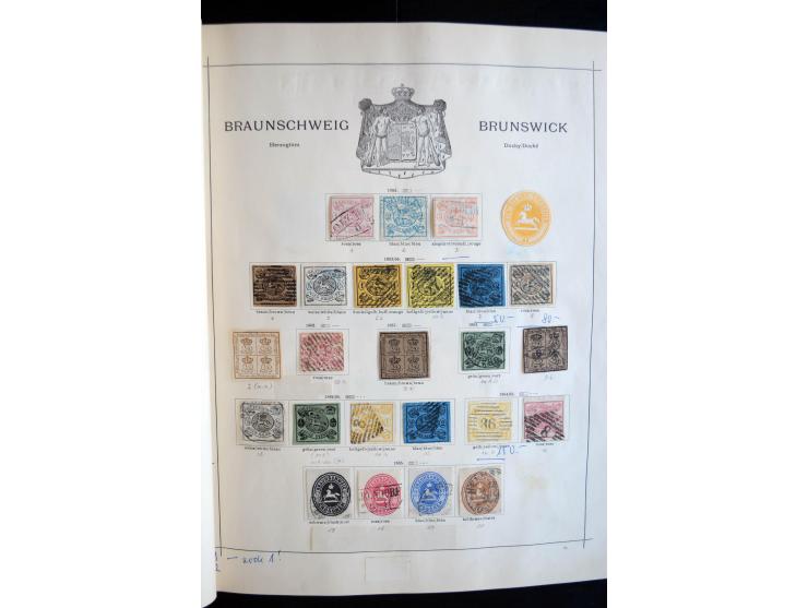 1840/1905, ungebrauchte und gestempelte, sehr reichhaltige Sammlung, dabei besonders Altdeutschland, Dt. Reich, Deutsche Kolo