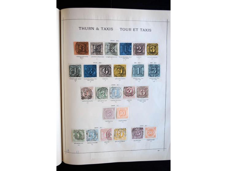 1840/1905, ungebrauchte und gestempelte, sehr reichhaltige Sammlung, dabei besonders Altdeutschland, Dt. Reich, Deutsche Kolo