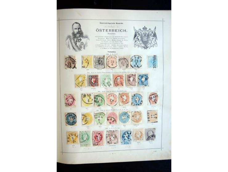 1840/90, ungebrauchte und gestempelte, sehr reichhaltige Sammlung mit zahlreichen guten Werten und Sätzen, sowie einigen Brie