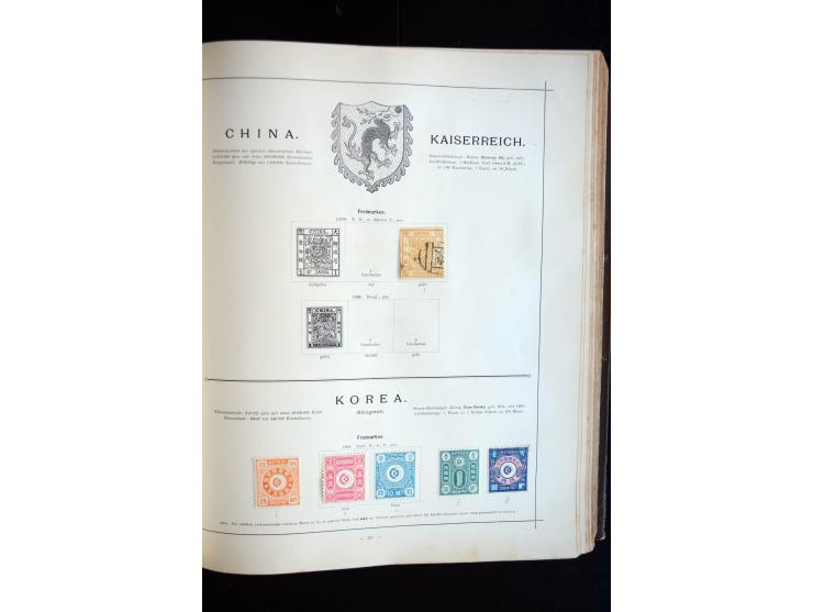 1840/90, ungebrauchte und gestempelte, sehr reichhaltige Sammlung mit zahlreichen guten Werten und Sätzen, sowie einigen Brie
