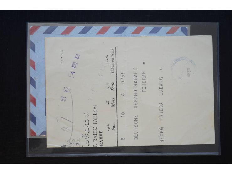 1850/1940 (ca.), interessante kleine Partie auf Steckkarten und in alten Loskarten, dabei schöne klassische Werte