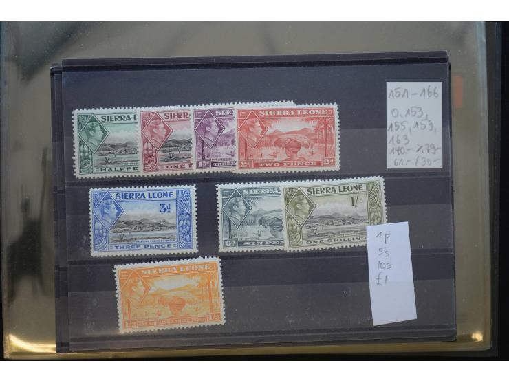 1850/1940 (ca.), interessante kleine Partie auf Steckkarten und in alten Loskarten, dabei schöne klassische Werte