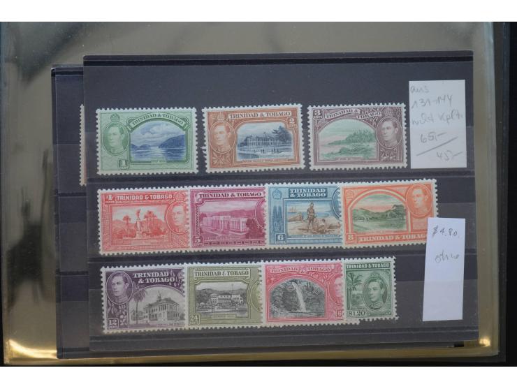 1850/1940 (ca.), interessante kleine Partie auf Steckkarten und in alten Loskarten, dabei schöne klassische Werte