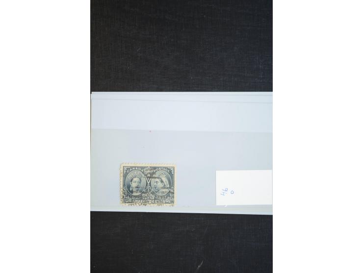 1850/1940 (ca.), interessante kleine Partie auf Steckkarten und in alten Loskarten, dabei schöne klassische Werte