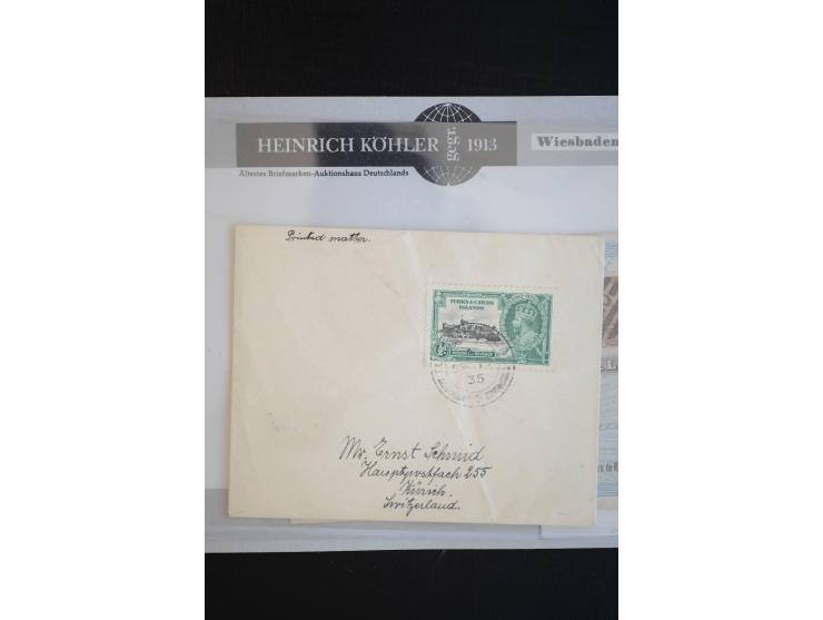 1850/1940 (ca.), interessante kleine Partie auf Steckkarten und in alten Loskarten, dabei schöne klassische Werte
