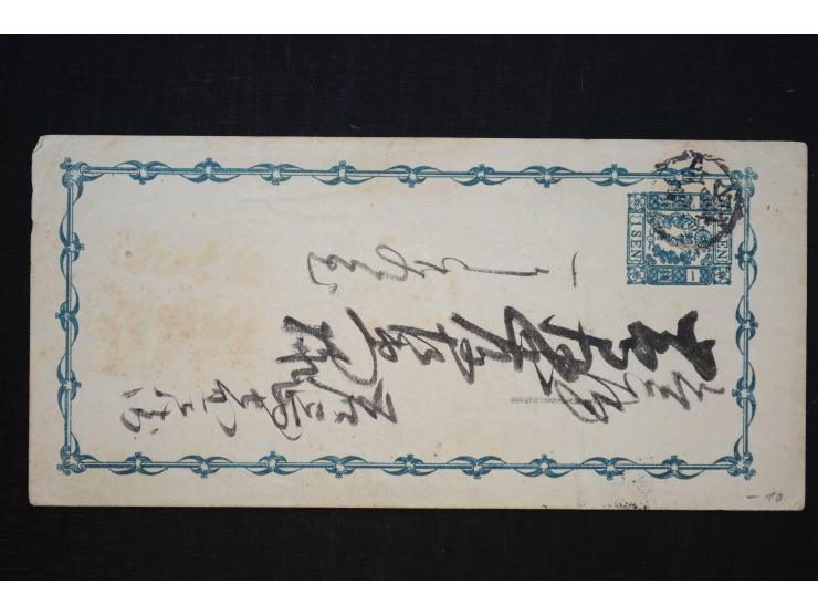 1850/1940 (ca.), interessante kleine Partie auf Steckkarten und in alten Loskarten, dabei schöne klassische Werte