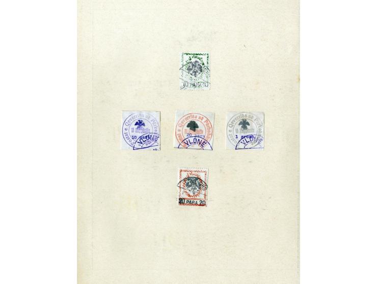 1868/1915 (ca.), ungebrauchte und gestempelter kleiner alter Sammlungsteil mit einigen besseren Werten und kpl. Ausgaben, vie