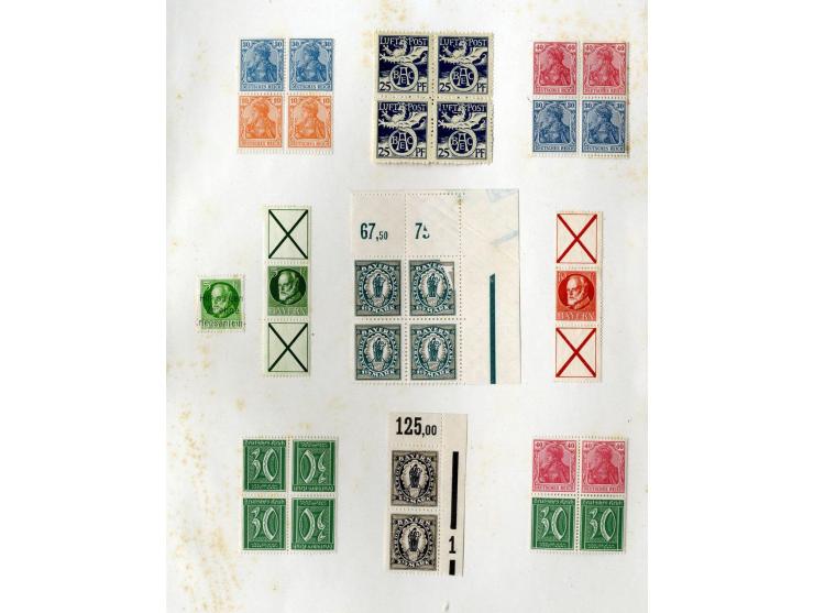 1868/1915 (ca.), ungebrauchte und gestempelter kleiner alter Sammlungsteil mit einigen besseren Werten und kpl. Ausgaben, vie
