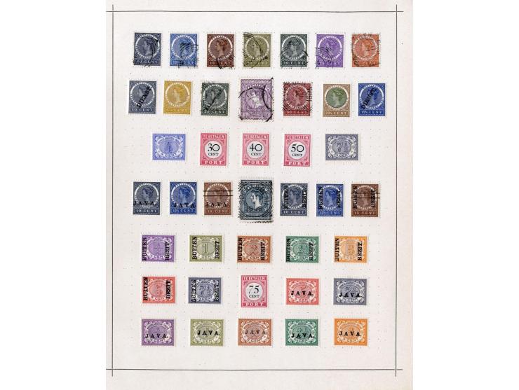 1868/1915 (ca.), ungebrauchte und gestempelter kleiner alter Sammlungsteil mit einigen besseren Werten und kpl. Ausgaben, vie