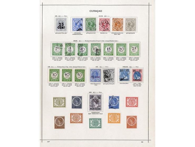 1868/1915 (ca.), ungebrauchte und gestempelter kleiner alter Sammlungsteil mit einigen besseren Werten und kpl. Ausgaben, vie