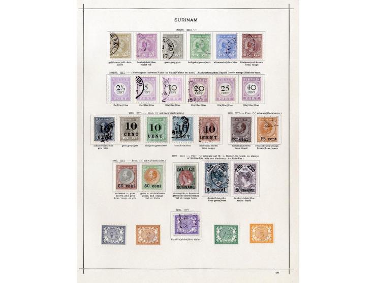 1868/1915 (ca.), ungebrauchte und gestempelter kleiner alter Sammlungsteil mit einigen besseren Werten und kpl. Ausgaben, vie